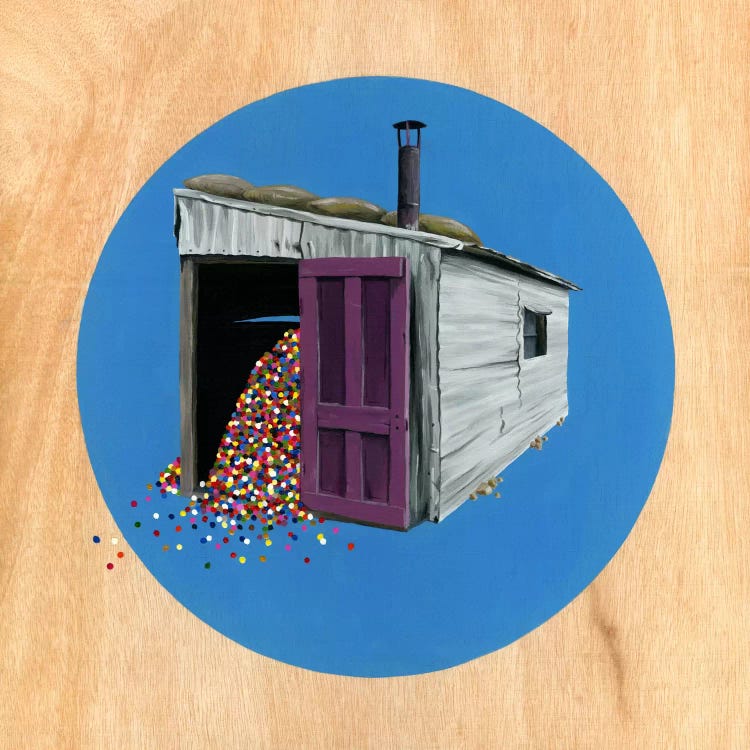 Shed II by Famous When Dead wall art