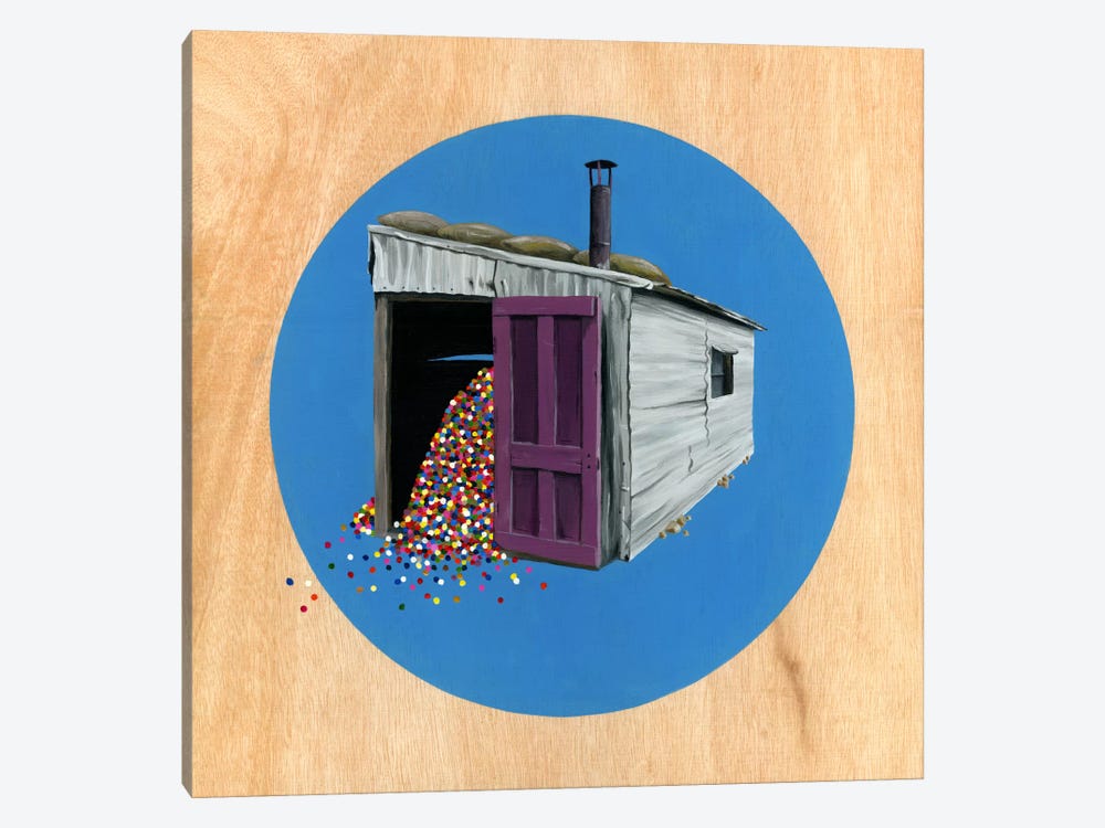 Shed II by Famous When Dead 1-piece Canvas Print