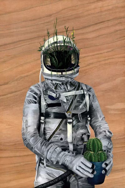 Succulents: Spaceman I (Cacti) by Famous When Dead