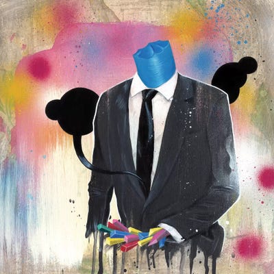 Suit Guy by Famous When Dead canvas print