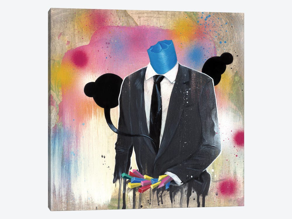 Suit Guy by Famous When Dead 1-piece Canvas Art Print