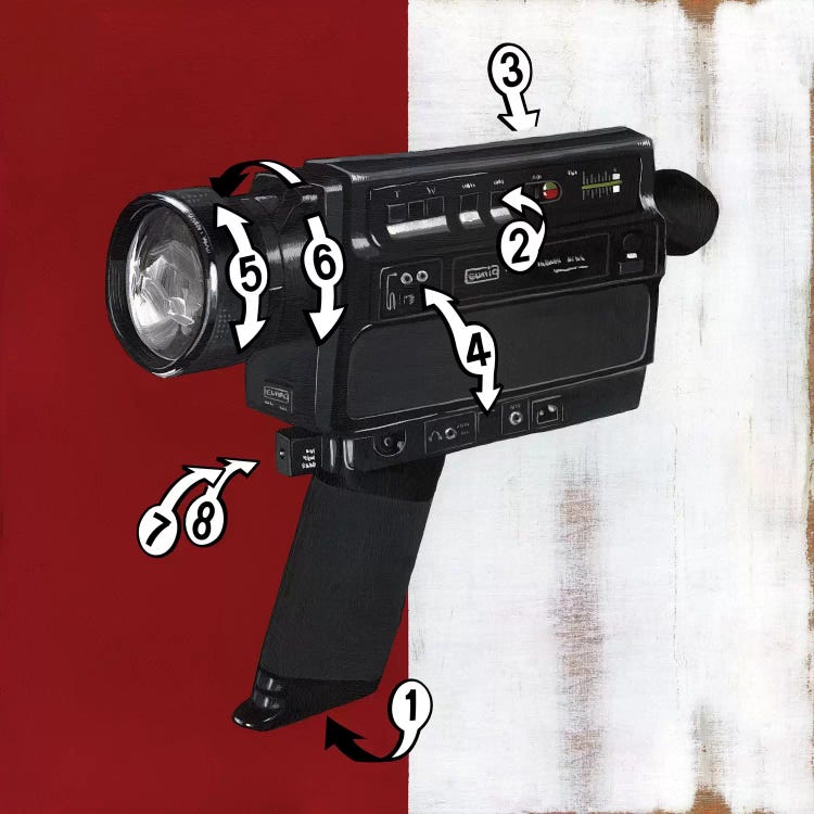 Super 8 by Famous When Dead wall art