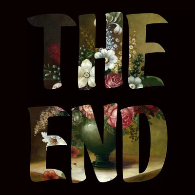 The END by Famous When Dead canvas print