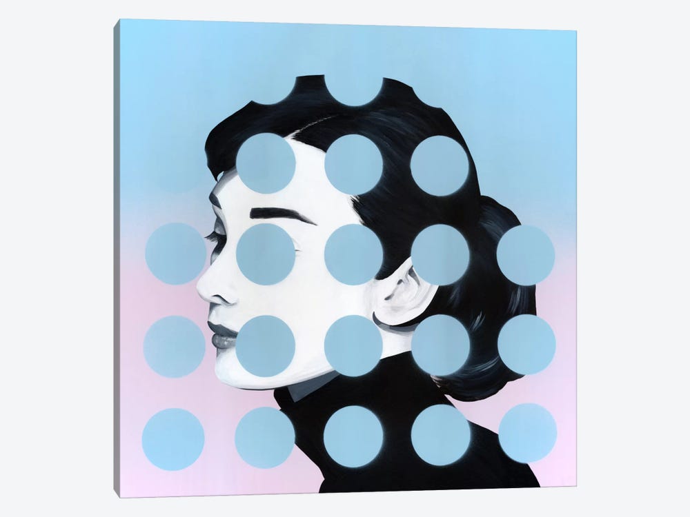 Audrey by Famous When Dead 1-piece Canvas Wall Art