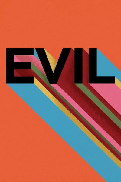EVIL by Famous When Dead canvas print