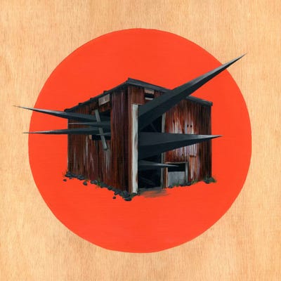 Shed III by Famous When Dead canvas print