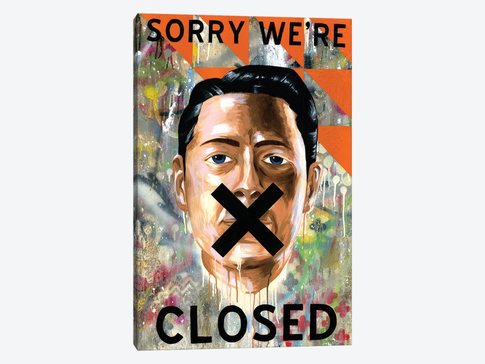 Sorry We're Closed by Famous When Dead 1-piece Art Print