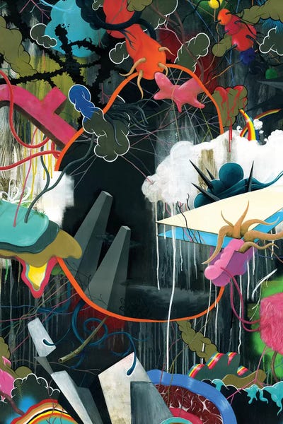 Anger Management by Famous When Dead canvas print