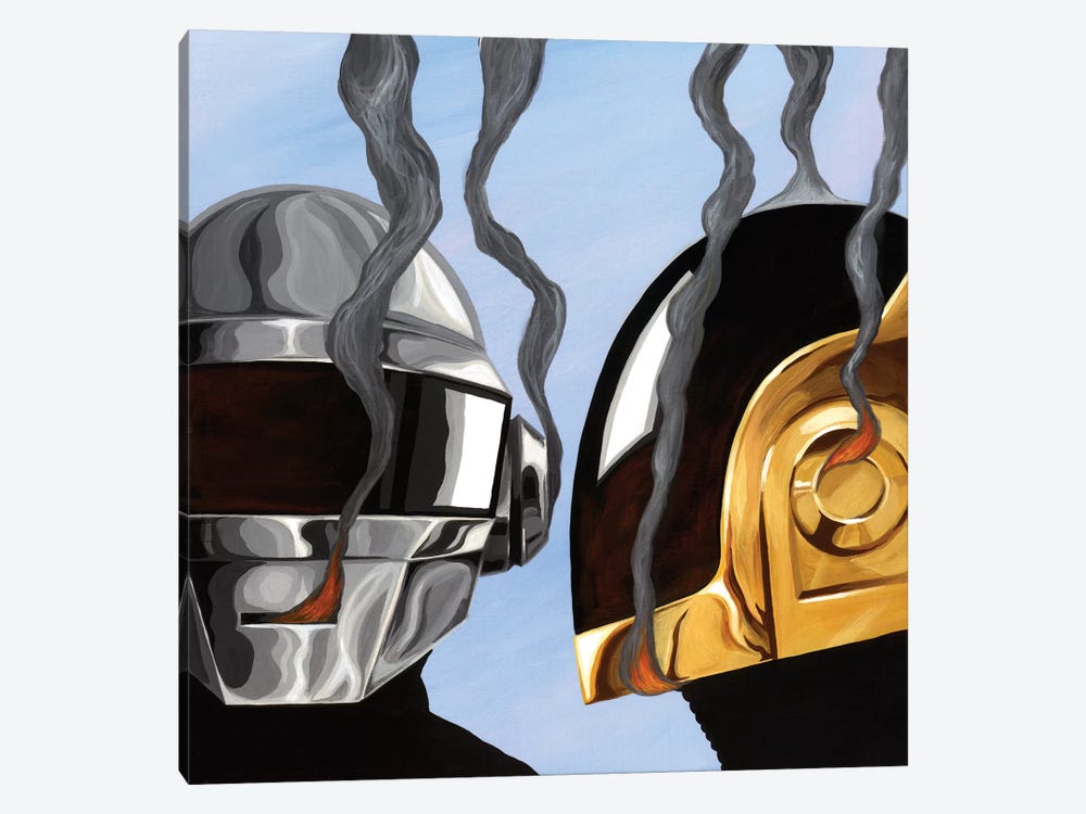Daft Punk by Famous When Dead 1-piece Canvas Art