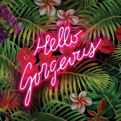 Hello Gorgeous by Frank Amoruso canvas print