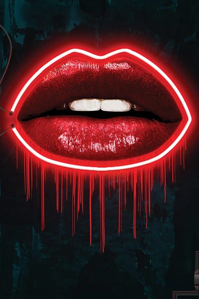 Neon: LV Lips by Frank Amoruso