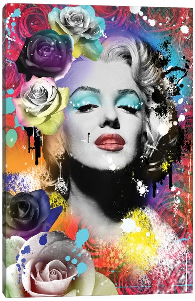 Marilyn Monroe Canvas Art Print - Frank Amoruso