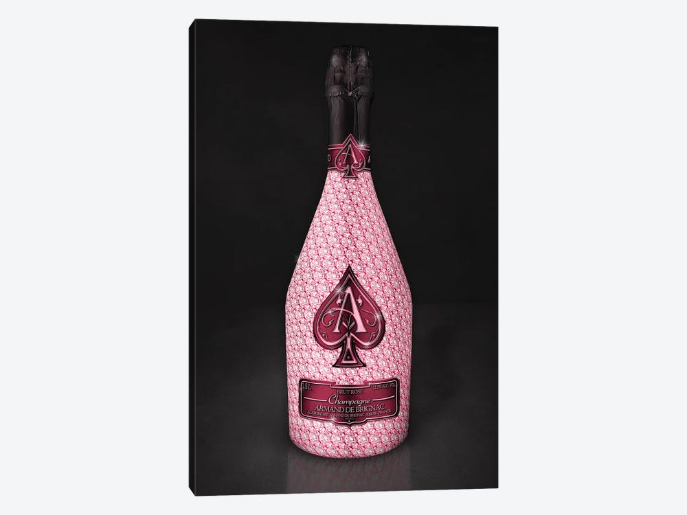 Rosé Ace Bottle by Frank Amoruso 1-piece Art Print