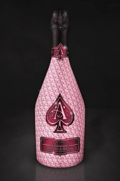 Frank Amoruso: Rosé Ace Bottle by Frank Amoruso