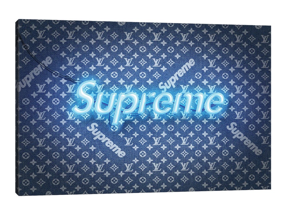 Supreme Louis Vuitton Box Logo Wallpaper Art Poster Wall Decor Custom  Prints Profesional Decoration