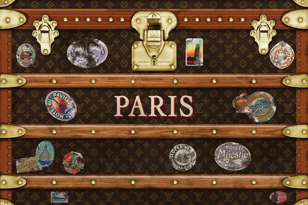 Louis Vuitton: Trunk Vintage LV Paris by Frank Amoruso