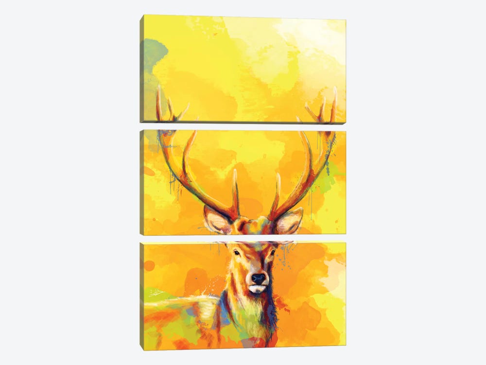Forest King by Flo Art Studio 3-piece Canvas Wall Art