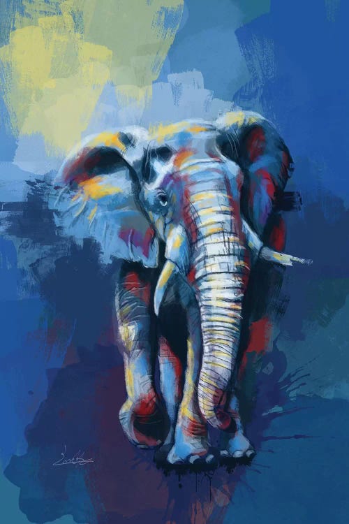 Elephant Dream by Flo Art Studio wall art