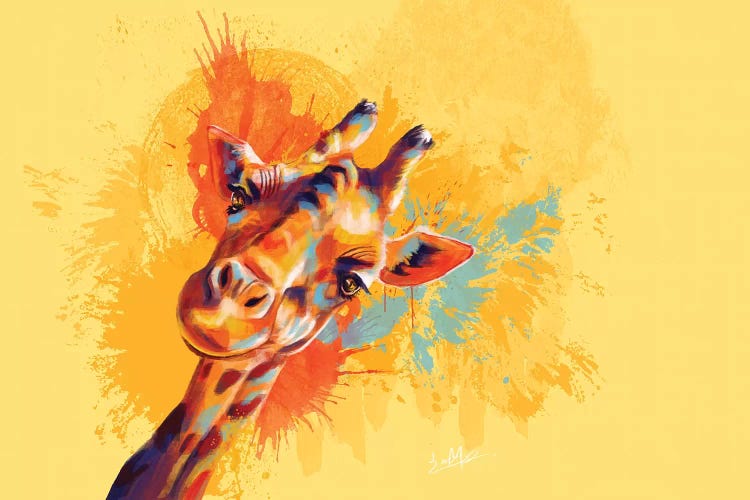 Hello Giraffe by Flo Art Studio wall art