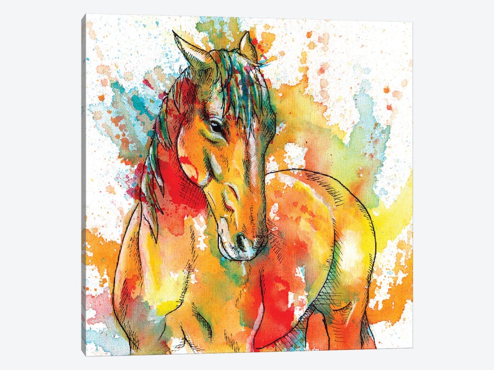 The Spirit Of A Horse by Flo Art Studio 1-piece Canvas Art