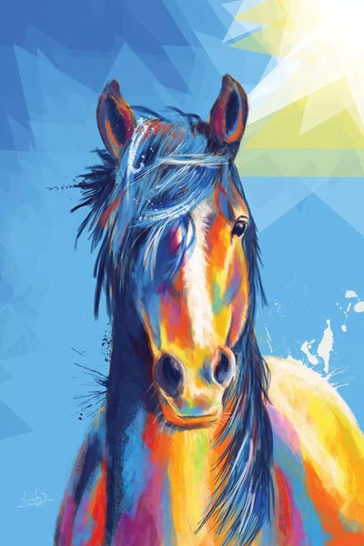 Horses: Horse Beauty by Flo Art Studio