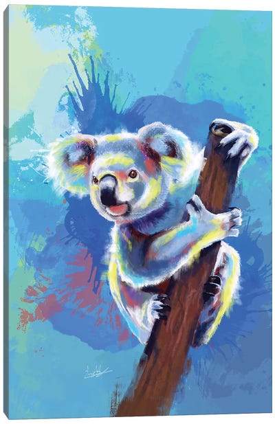 Koala bear Canvas Art Print - Flo Art Studio