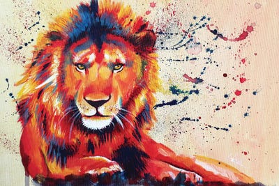 Quiet Ferocity by Flo Art Studio canvas print