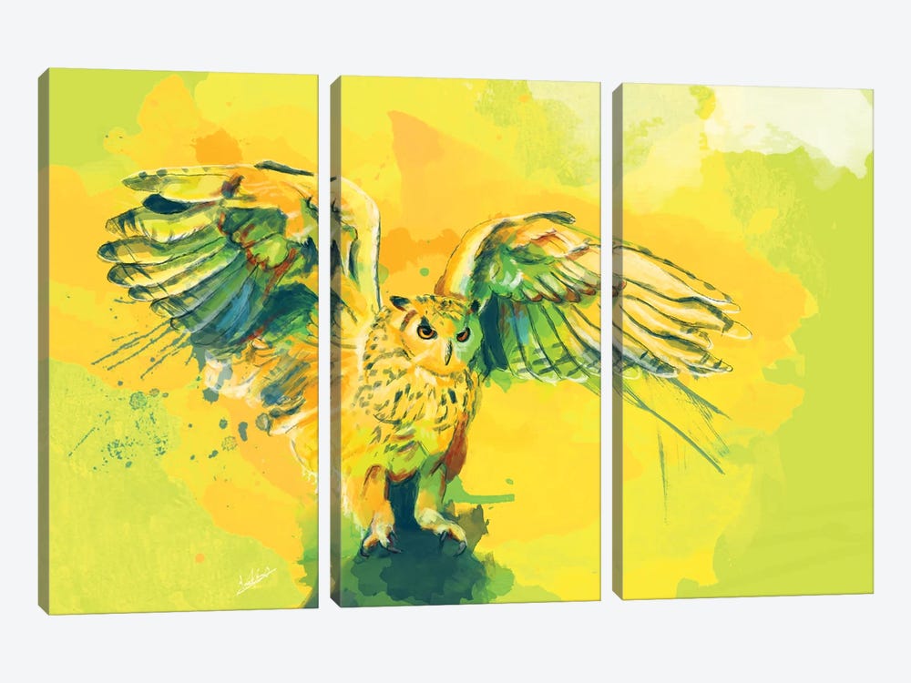 Silent Wings by Flo Art Studio 3-piece Canvas Art