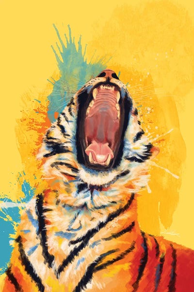 Wild Yawn by Flo Art Studio canvas print