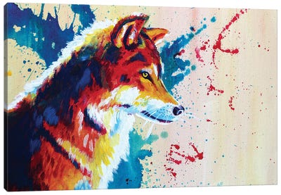 Untamed Canvas Art Print - Wolf Art