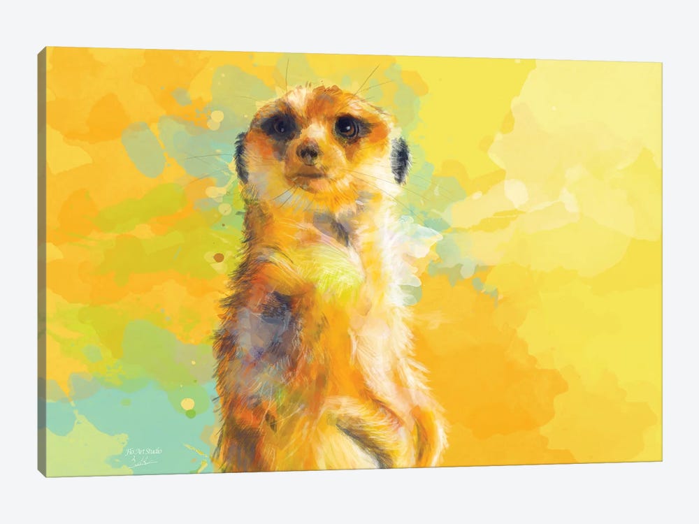 Dear Little Meerkat by Flo Art Studio 1-piece Art Print
