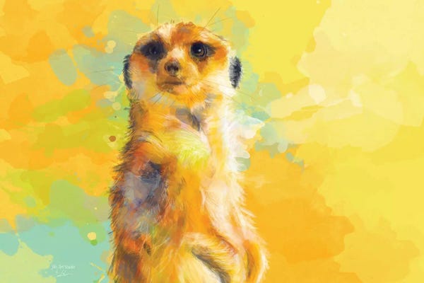 Meerkats: Dear Little Meerkat by Flo Art Studio