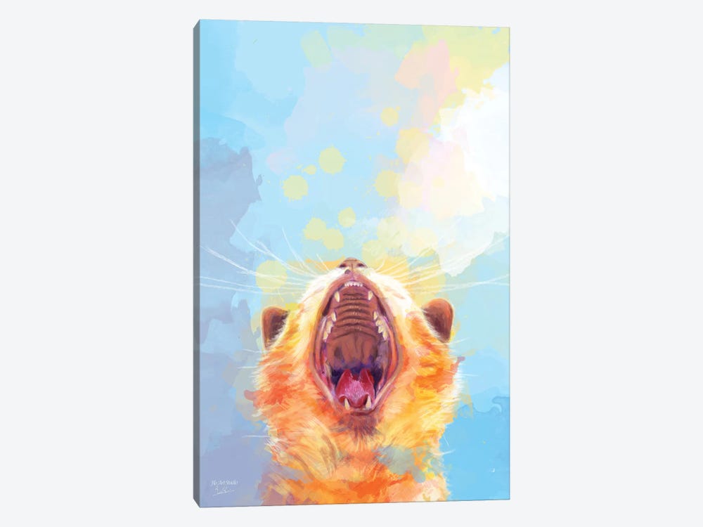 Rise and Shine Kitty by Flo Art Studio 1-piece Canvas Art