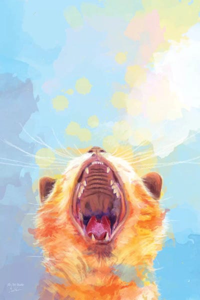 Kittens: Rise and Shine Kitty by Flo Art Studio