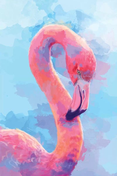 Flamingo Dream by Flo Art Studio canvas print