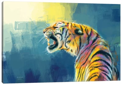 Shine Fearlessly Canvas Art Print - Tiger Art