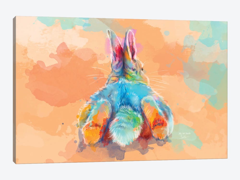 Bunny Butt by Flo Art Studio 1-piece Art Print
