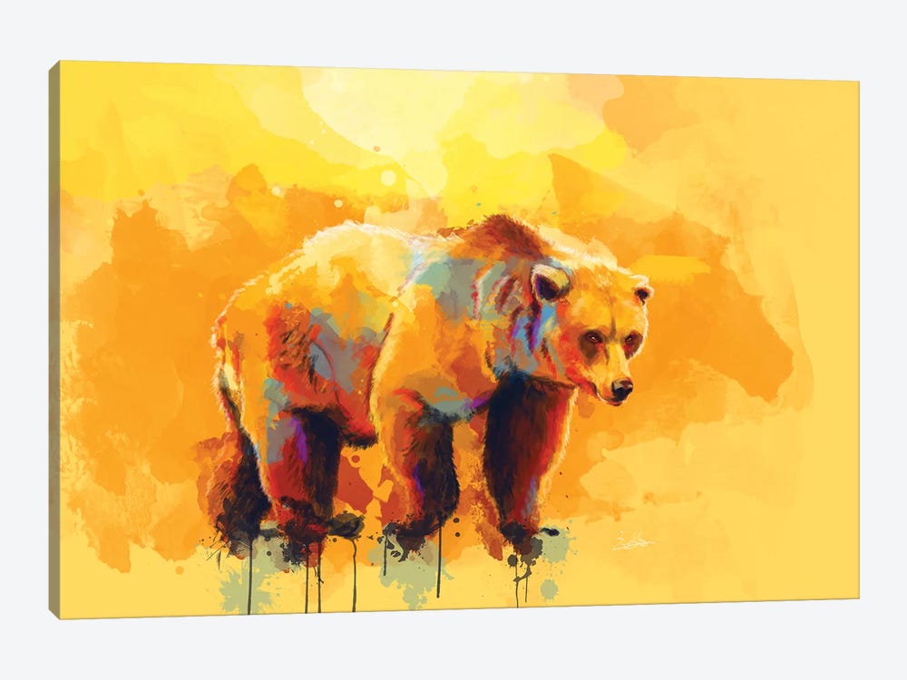 Bear Dream by Flo Art Studio 1-piece Canvas Print