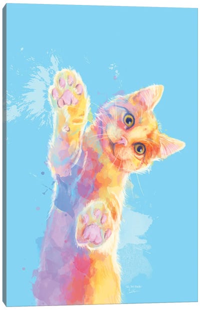 Curious Kitten Canvas Art Print - Flo Art Studio