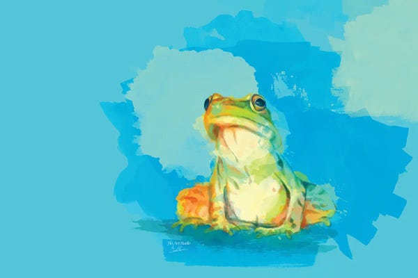 Frogs: To Leap Or Not To Leap, Frog Illustration by Flo Art Studio