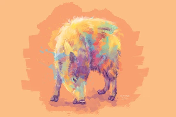 Wolves: Wild Scent - Javelina Illustration by Flo Art Studio