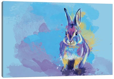 Bunny Dream Canvas Art Print - Flo Art Studio