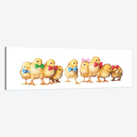 Chicks With Bow Ties Canvas Print #FAU156} by Eric Fausnacht Canvas Artwork