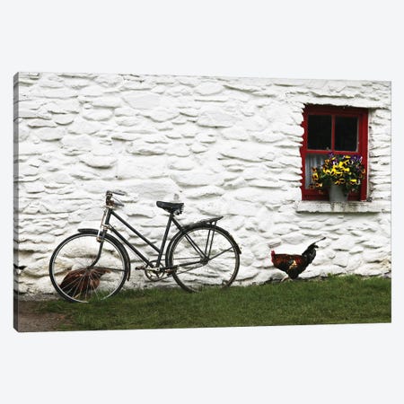 Ireland Bike And Window Canvas Print #FAU168} by Eric Fausnacht Canvas Art