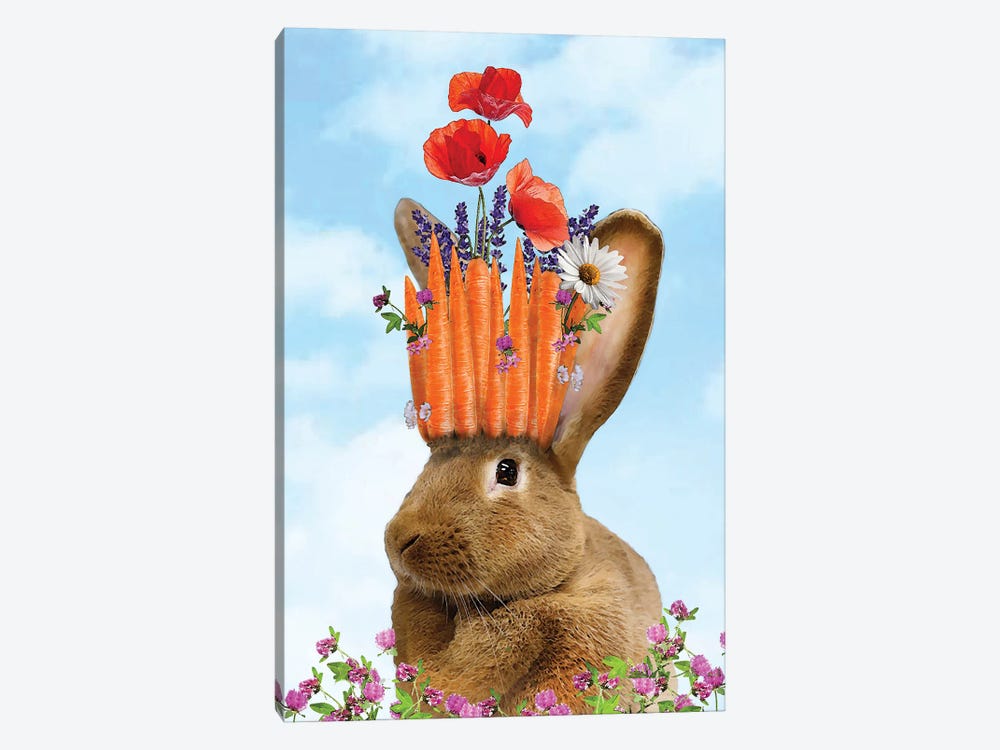 Crown Of Carrots by Eric Fausnacht 1-piece Canvas Art Print