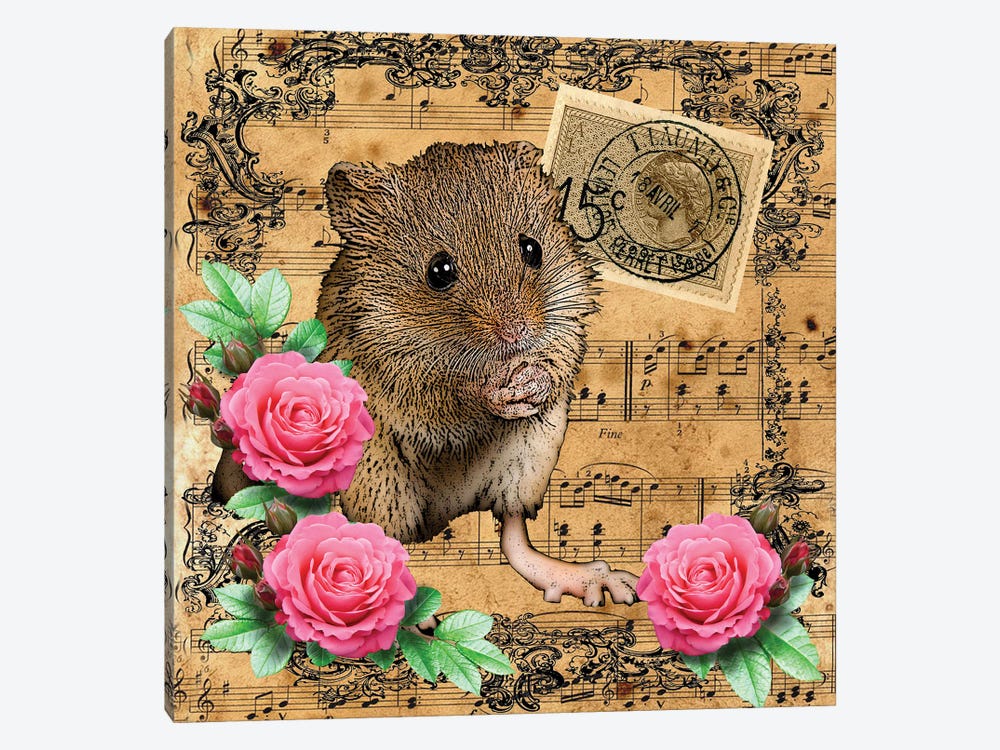 Music Mouse by Eric Fausnacht 1-piece Canvas Art Print