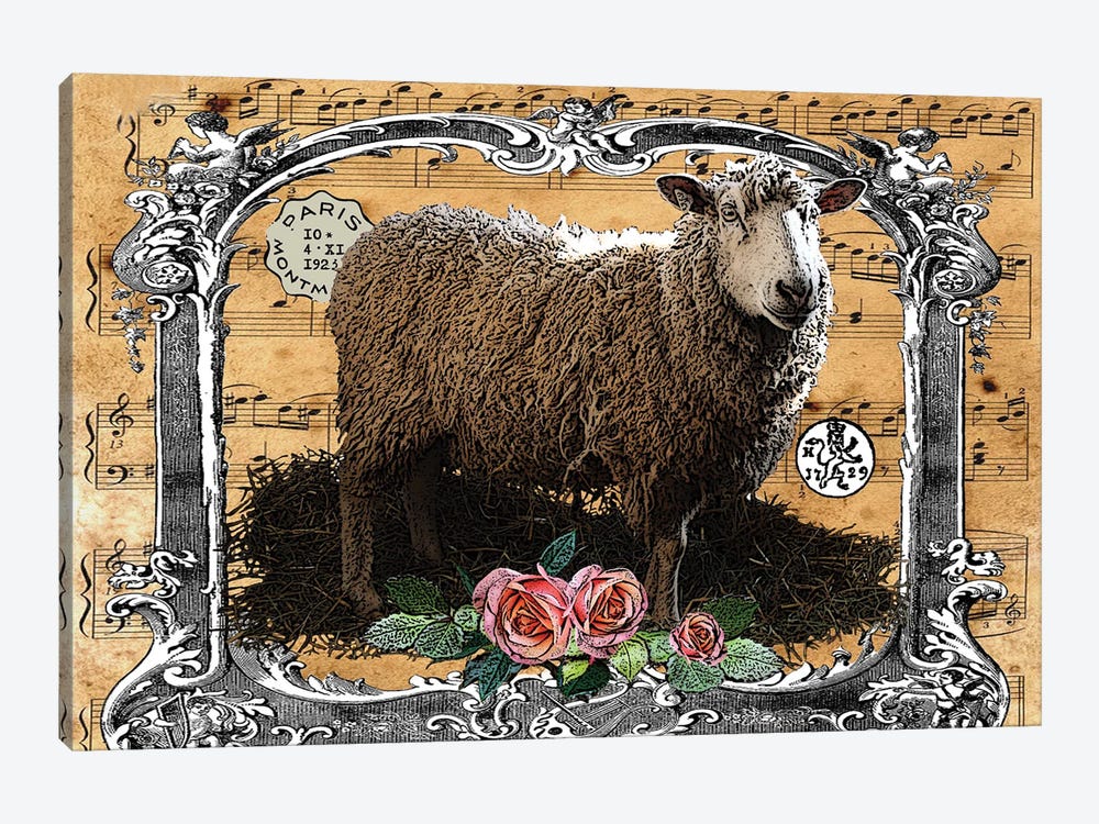 Music Sheep by Eric Fausnacht 1-piece Canvas Art Print