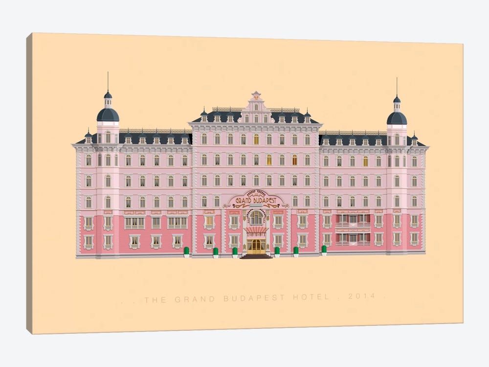The Grand Budapest Hotel by Fred Birchal 1-piece Art Print