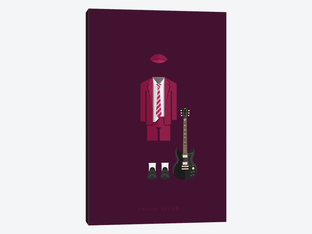 Angus Young 1-piece Canvas Art