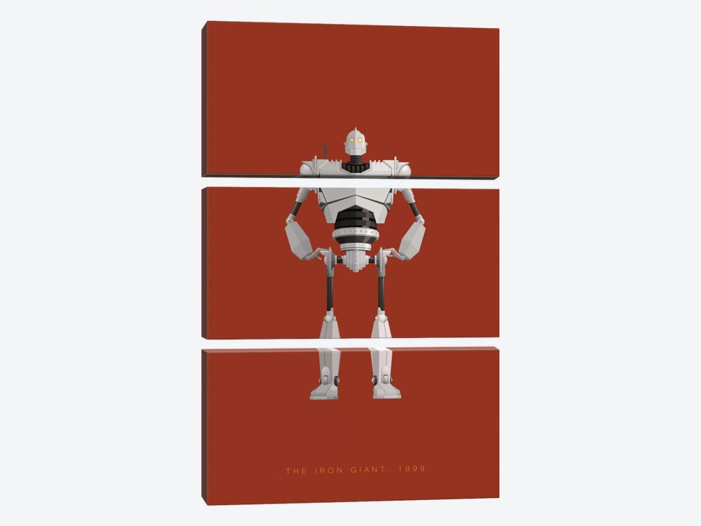 The Iron Giant by Fred Birchal 3-piece Canvas Art